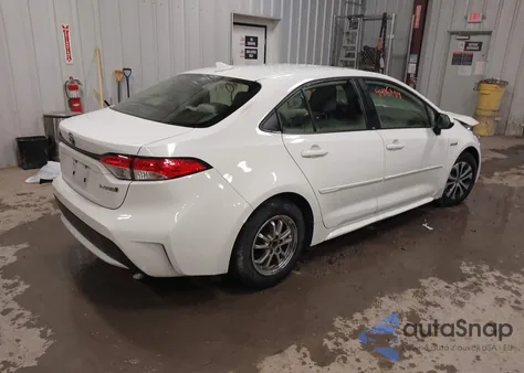 2020 Toyota Corolla Hybrid Le z USA, uszkodzony, nr VIN JTDEBRBE2LJ003543
